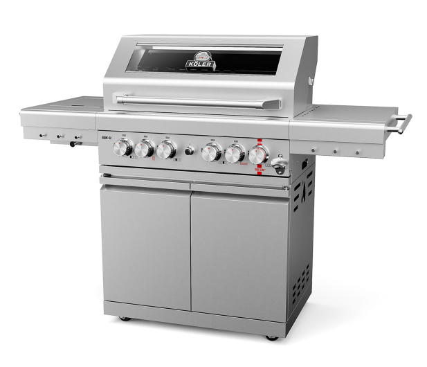 KOLER Grill ogrodowy S2 srebrny - 1532905 - zdjęcie 2